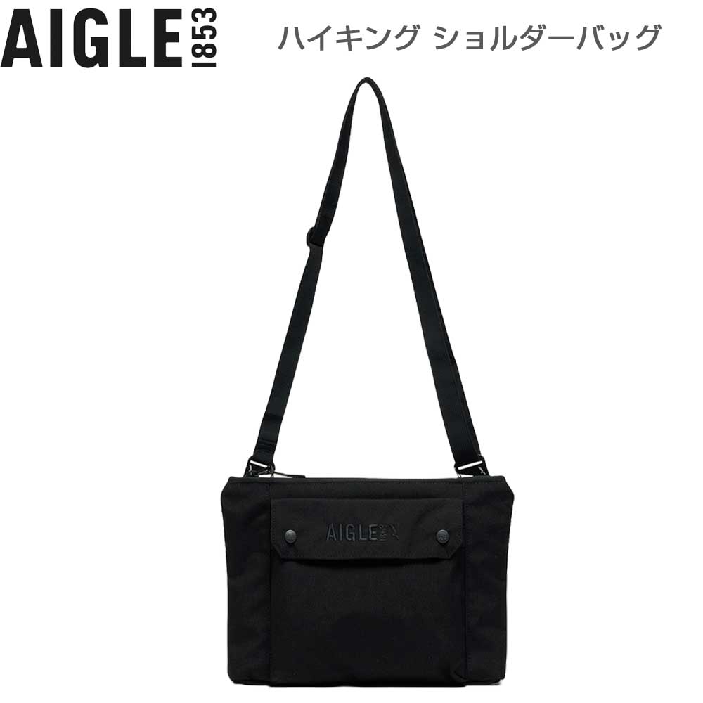 エーグルAIGLEZNHBN09ハイキングショルダーバッグ2Lカラー：ノワール(001)リサイクルナイロンショルダーサイドバッグ