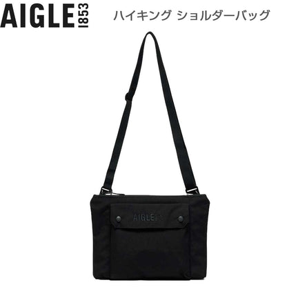 エーグルAIGLEZNHBN09ハイキングショルダーバッグ2Lカラー：ノワール(001)リサイクルナイロンショルダーサイドバッグ