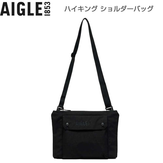 エーグルAIGLEZNHBN09ハイキングショルダーバッグ2Lカラー：ノワール(001)リサイクルナイロンショルダーサイドバッグ