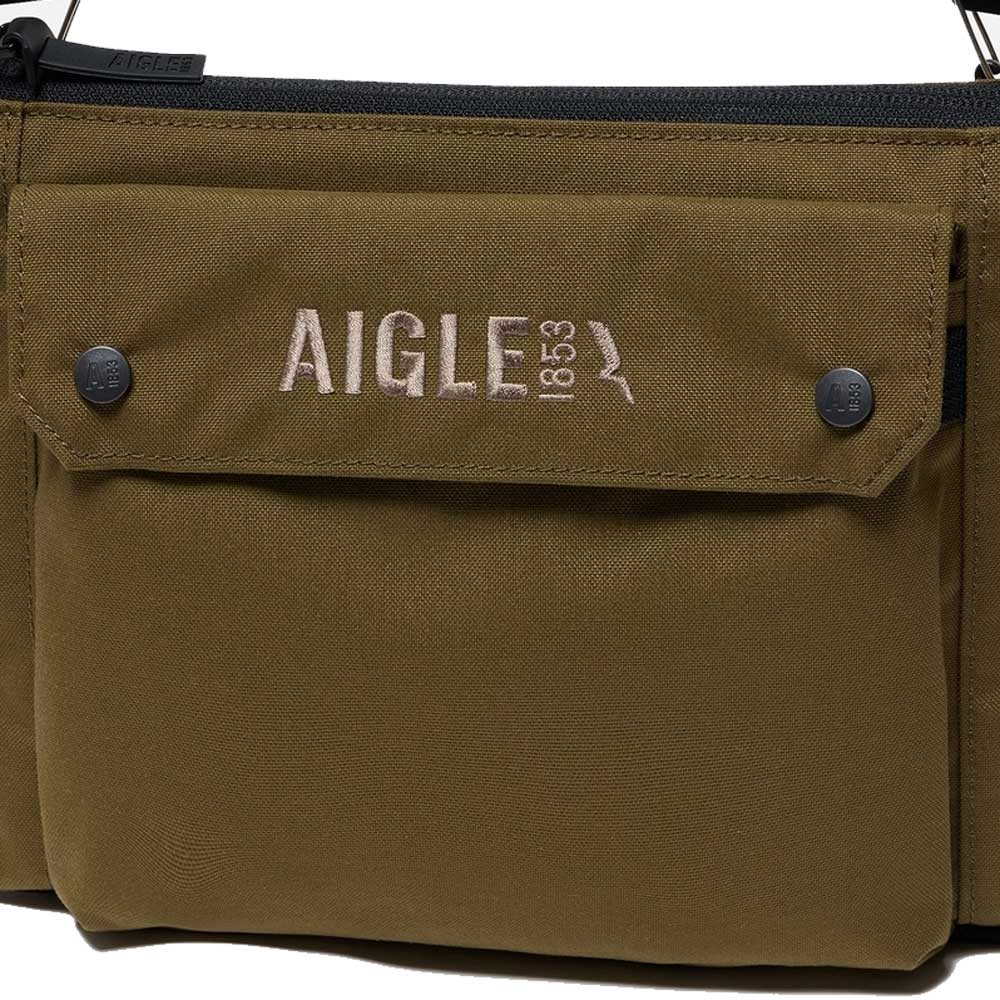 エーグルAIGLEZNHBN09ハイキングショルダーバッグ2Lカラー：テラヴェルデ(002)リサイクルナイロンショルダーサイドバッグ