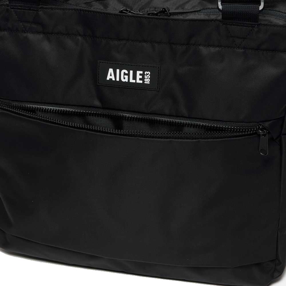 エーグルAIGLEZNHBN15アーバン2wayトートバッグ15Lカラー：ノワール(002)リサイクルナイロントートショルダーバッグ