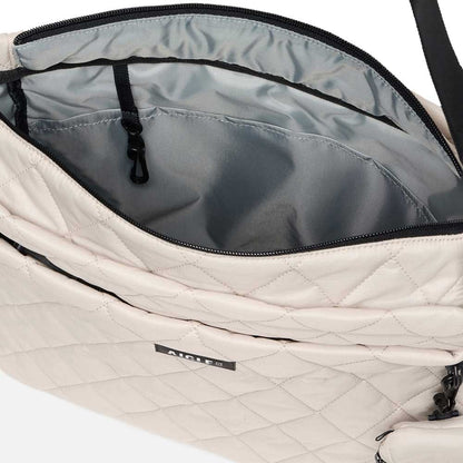 エーグルAIGLEZNHBN16キルティング2wayトートバッグ15Lカラー：セーブル(004)リサイクルナイロンショルダーバッグポーチ付き