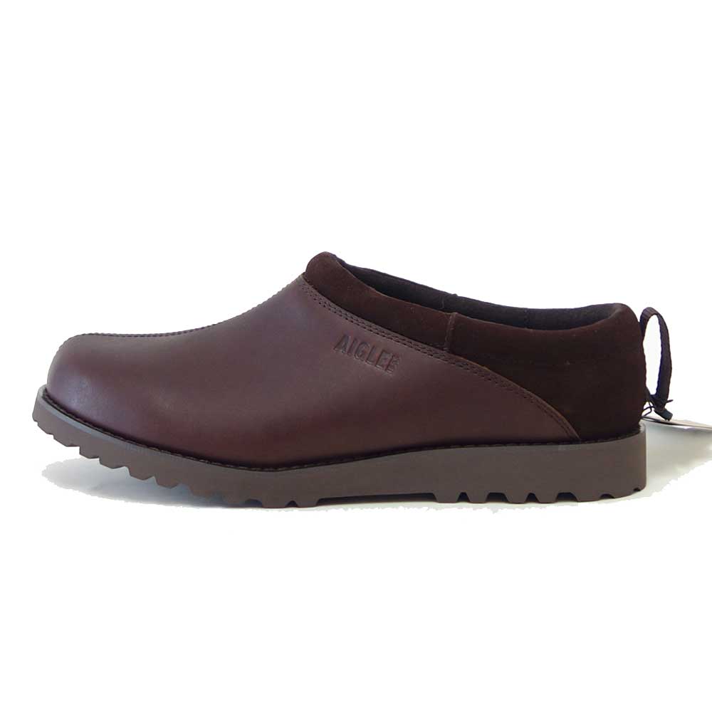 エーグル AIGLE ZOHNC17 （メンズ）ダークブラウン(001)  バジロ ハイ レザークロッグ サボ スリッポン  「靴」