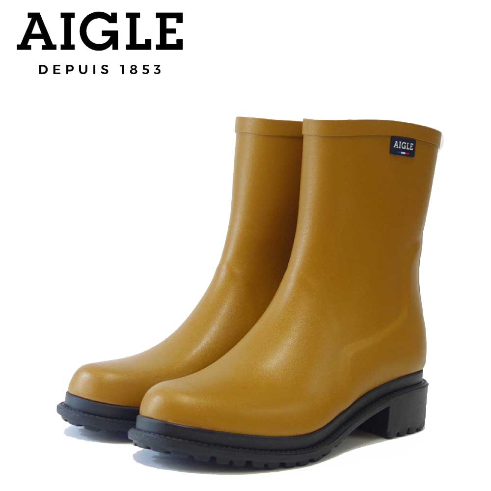 エーグル AIGLE ZZFR113 00B スパイス（レディース） フルフィール ミッド ラバーブーツ 防水ブーツ ラバーソール フランス製 「靴」