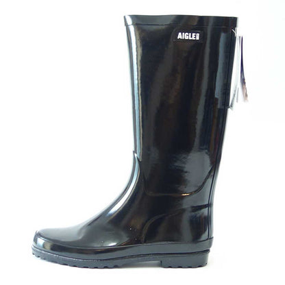エーグル AIGLE ZZFS056 008 ブラック つやあり（レディース） エリオサ ラバーブーツ  防水ブーツ ラバーソール アウトドア ガーデニング 「靴」