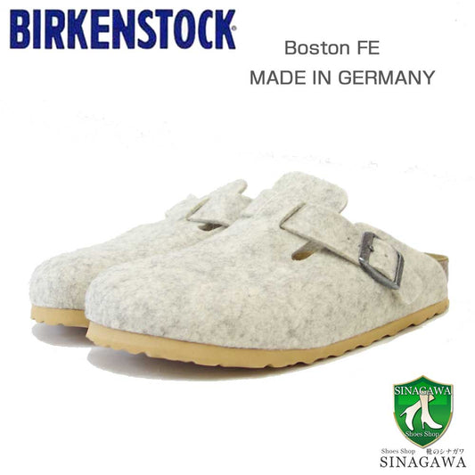 ビルケンシュトックBIRKENSTOCKBoston（ボストン）レディース幅狭（ナローフィット）1023143（ウールフェルト／エッグシェル）サボクロッグドイツ製快適サンダル「靴」