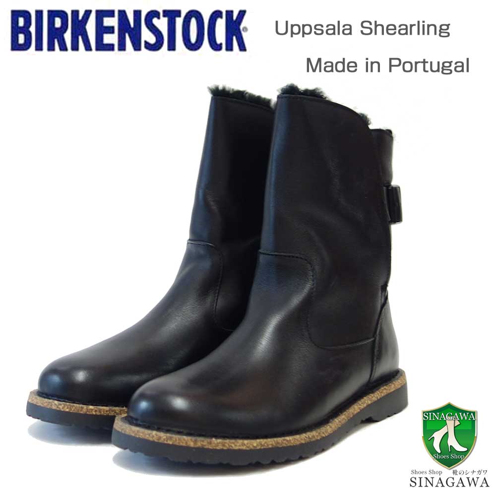 ビルケンシュトックBIRKENSTOCKUppsalaShearlingアップサラシアリング（レディース）1025568（ブラック）ハーフブーツ「靴」
