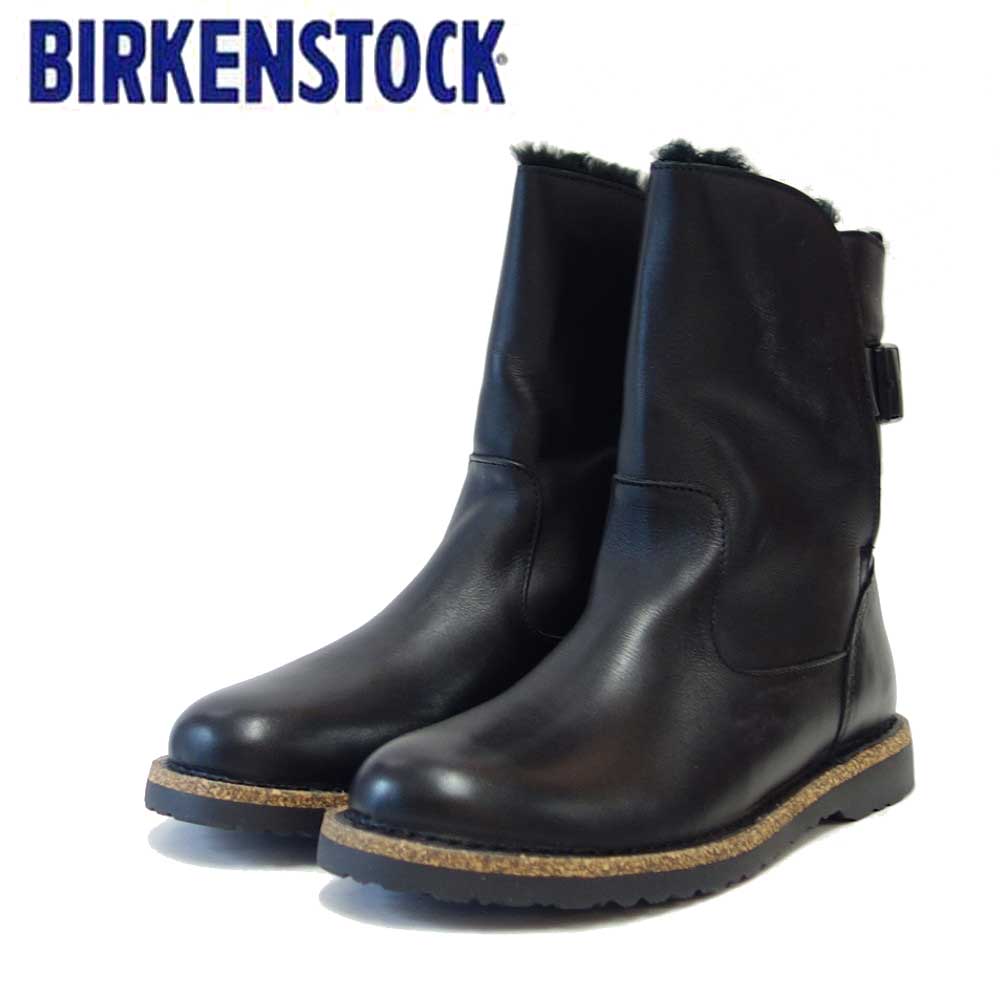 ビルケンシュトック BIRKENSTOCK Uppsala Shearling アップサラ シアリング（レディース）  1025568（ブラック）  ハーフブーツ 「靴」
