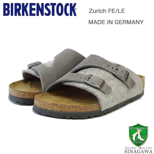 ビルケンシュトックBIRKENSTOCKZurich（チューリッヒ）レディース幅狭（ナローフィット）1025754（ライトグレー）サボクロッグドイツ製快適サンダル「靴」