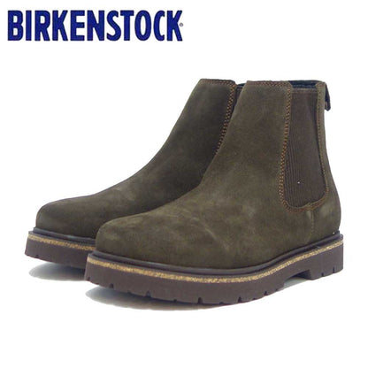ビルケンシュトック BIRKENSTOCK Highwood Slip On Mid（レディース）  1025756（スエード／モカ）  チェルシーブーツ アンクルブーツ 「靴」