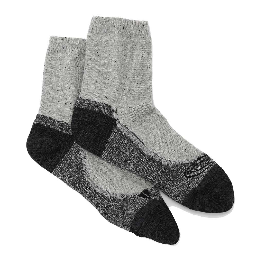 KEEN キーン タビグリップ ソックス クウォーター （ユニセックス） カラー：Grey Mix(1026560) ・ Black Mix(1026561)  日本製 靴下 アウトドア ウォーキング ハイキング