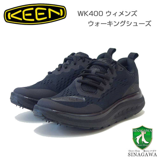 KEENキーンWK4001027479ダブルケー400ウォーキングシューズカラー：TripleBlackウォーキング（レディース）「靴」