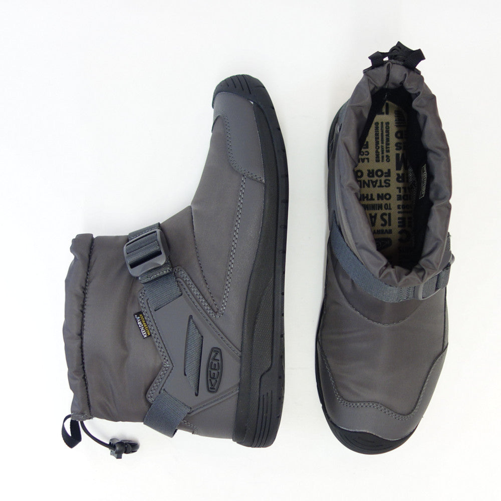 KEENキーンHOODROMEOWPフッドロメオウォータープルーフ1027736（メンズ）カラー：Magnet/Black防水ショートブーツウォーキング「靴」