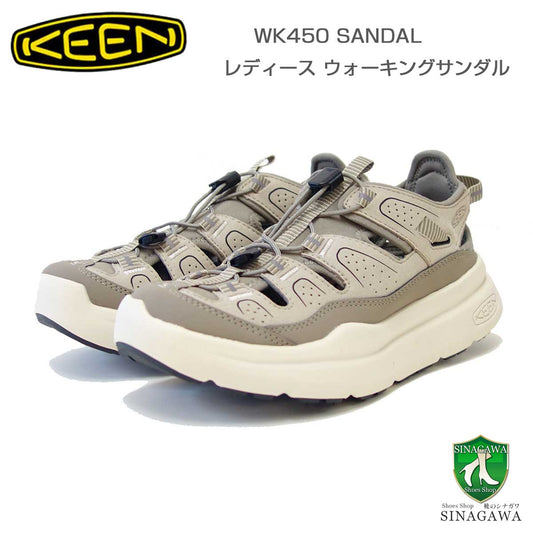 KEENキーンWK450SANDAL1028923ダブルケー450サンダルカラー：PlazaTaupe/Blackウォーキングトラベル（レディース）「靴」