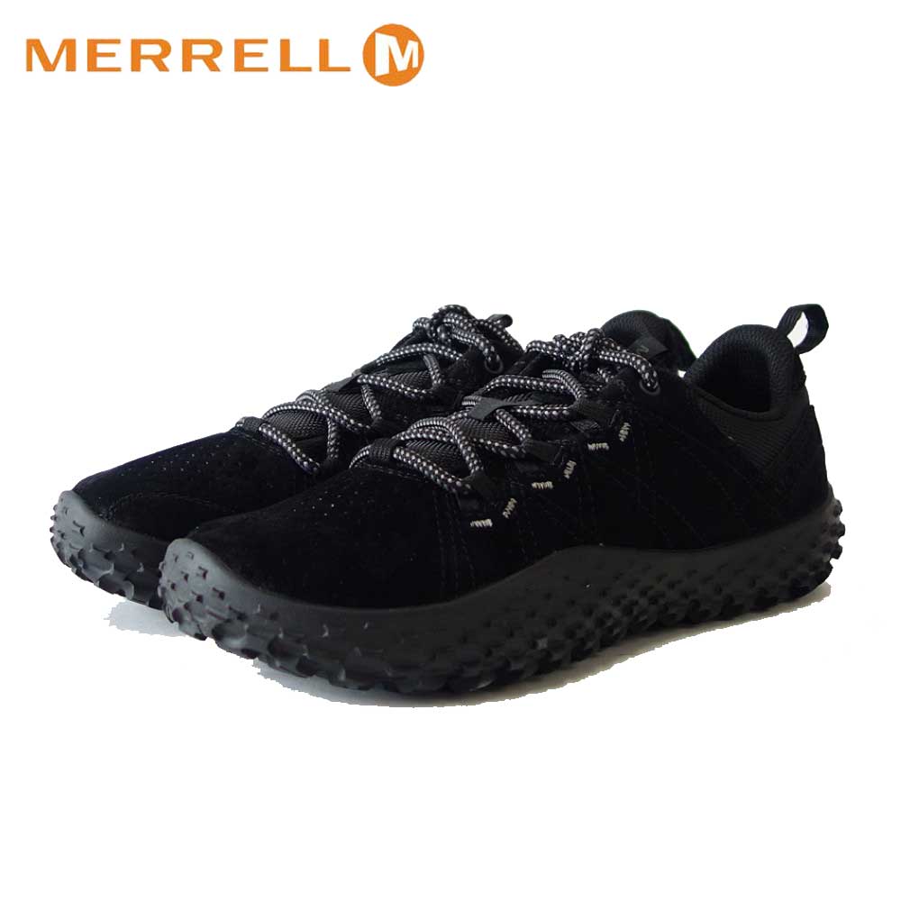 MERRELL メレル ラプト WRAPT（レディース） 037754  ブラック  ベアフットシューズ ローカット ハイキングモデル「靴」