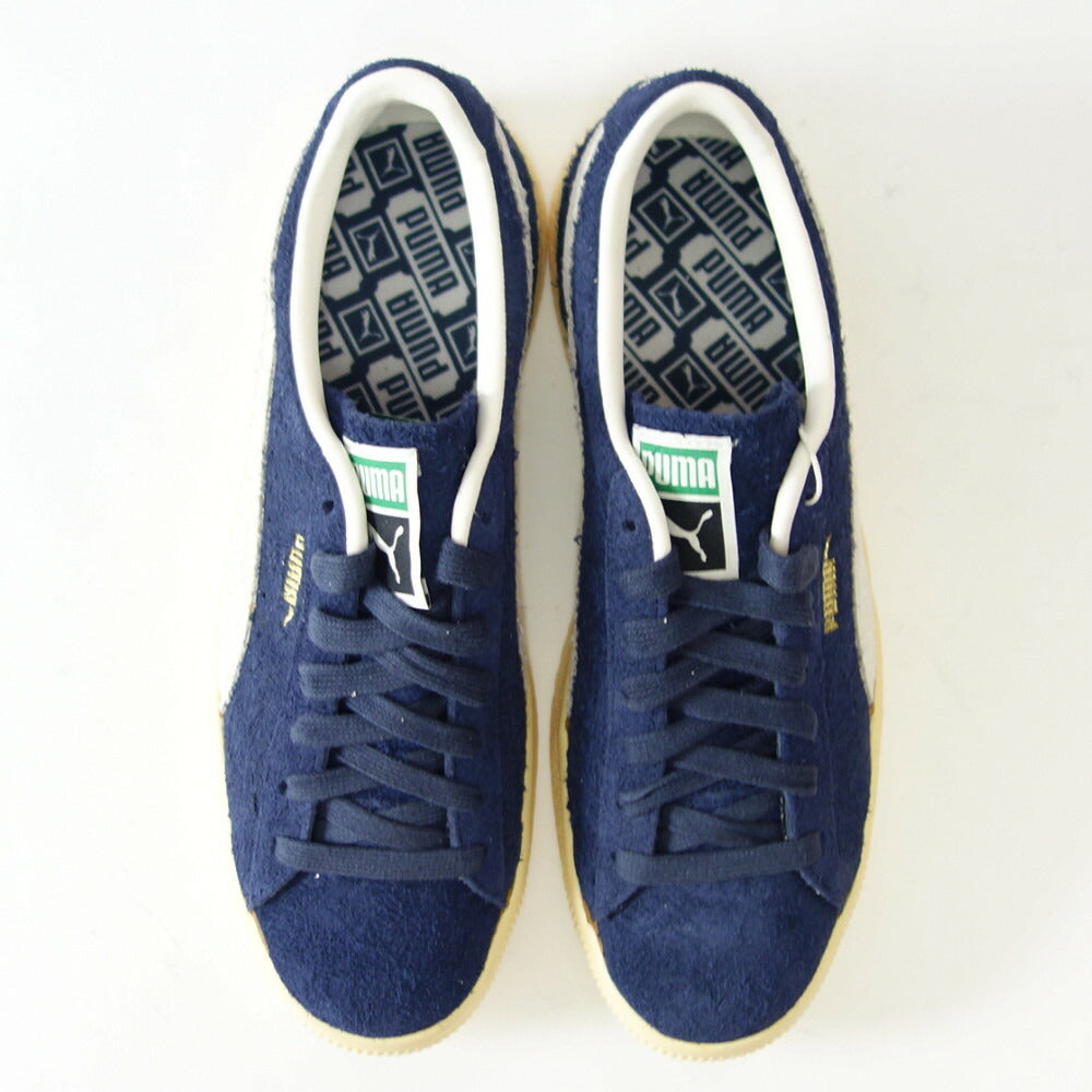 プーマ PUMA スウェード ヴィンテージ THE NEVERWORN II 39483201 PUMA Navy-Light  Straw（メンズ）スエードレザー ローカット スニーカー ウォーキング「靴」