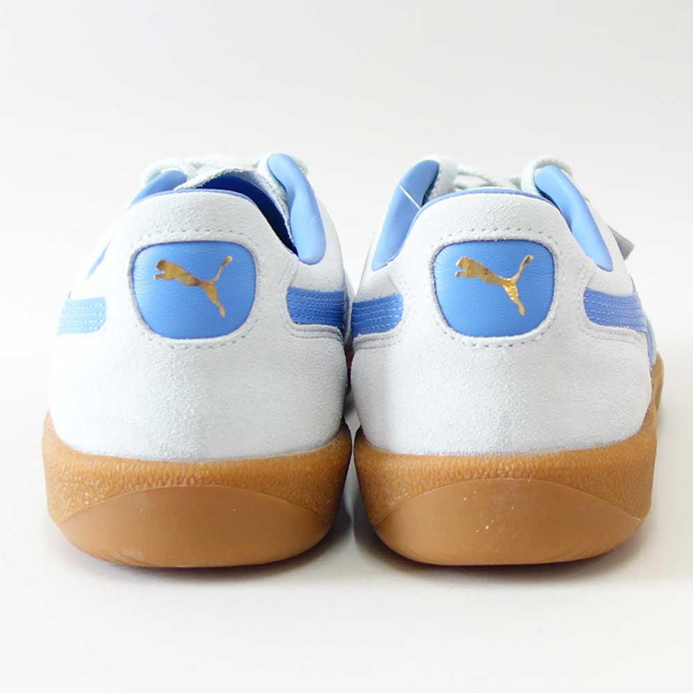 プーマPUMAユニセックスパレルモスニーカー39646304Dewdrop-BlueSkies（メンズ）スエードレザーローカットスニーカーウォーキング「靴」