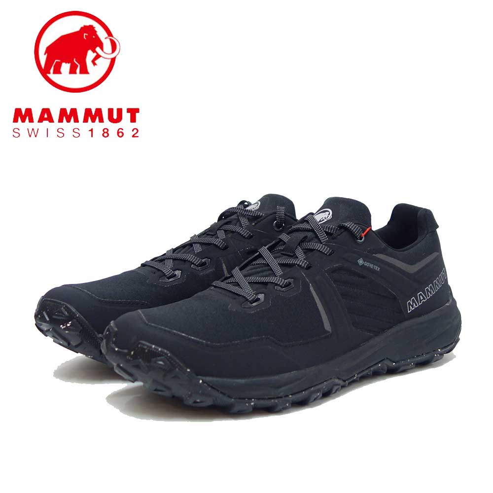 MAMMUT マムート Ultimate III Low GTX Men 303004660（メンズ）カラー：ブラック(0001)  アウトドアスニーカー ウォーキングシューズ 防水ハイキングシューズ「靴」