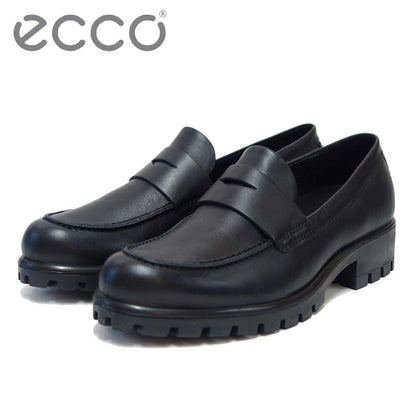 エコー ECCO MODTRAY WOMEN'S MOC-TOE PENNY LOAFER ブラック 49001301001 （レディース）快適な履き心地のレザーローファー  スリッポン 「靴」