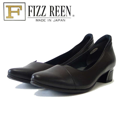 フィズリーン FIZZ REEN  6447 ブラックスムース（レディース） 快適 EEE　3.5cmヒール  パンプス（日本製）「靴」