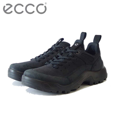 エコー ECCO OFFROAD MEN'S SHOE  ブラック 82234451052（メンズ）天然皮革 ウォーキング シューズ  コンフォート レザースニーカー ハイキング 旅行 「靴」