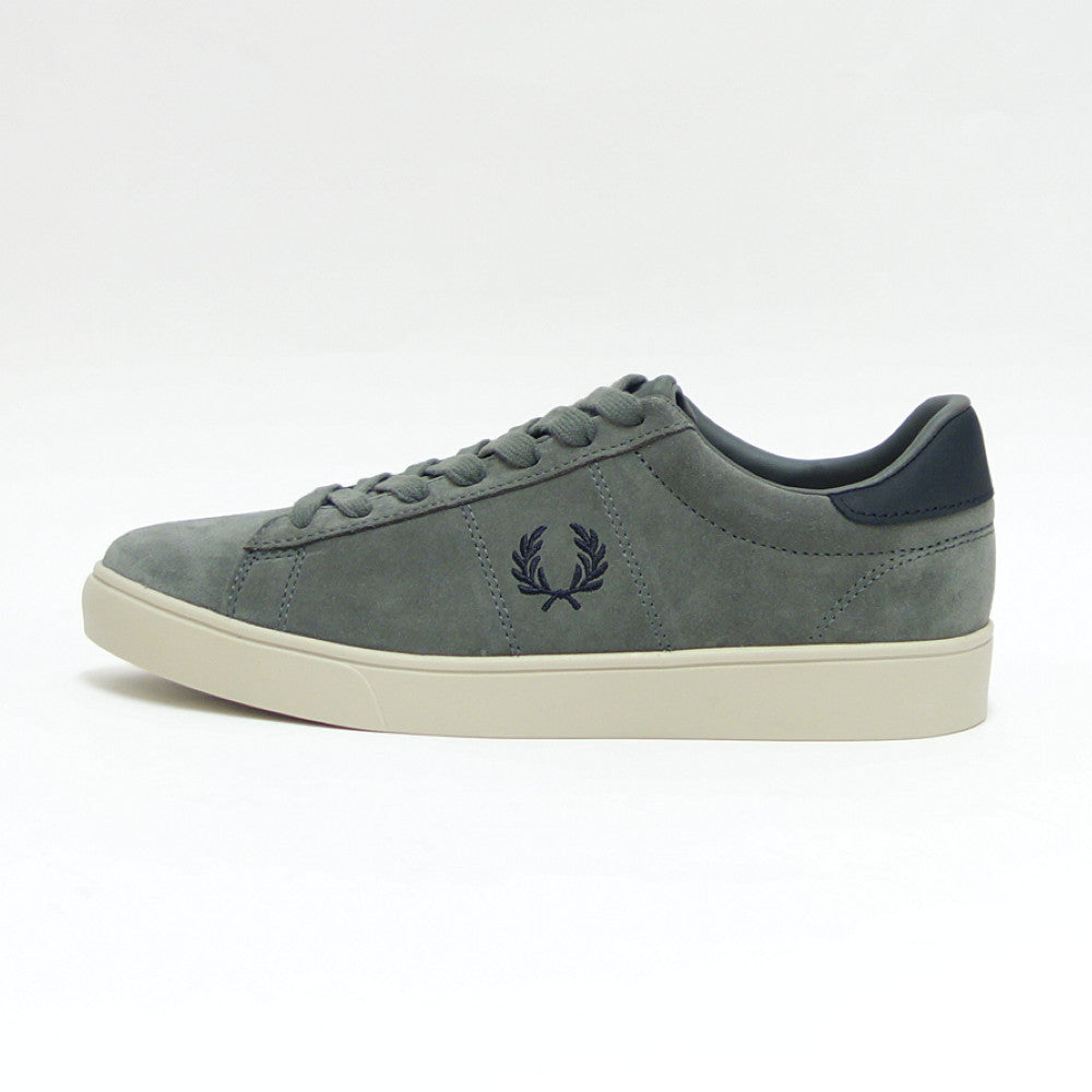 FREDPERRYフレッドペリーB5309T18（ユニセックス）SPENCERSUEDE・NUBUCK（スペンサースエード）カラー：FIELDGREEN天然皮革ローカットスニーカー「靴」