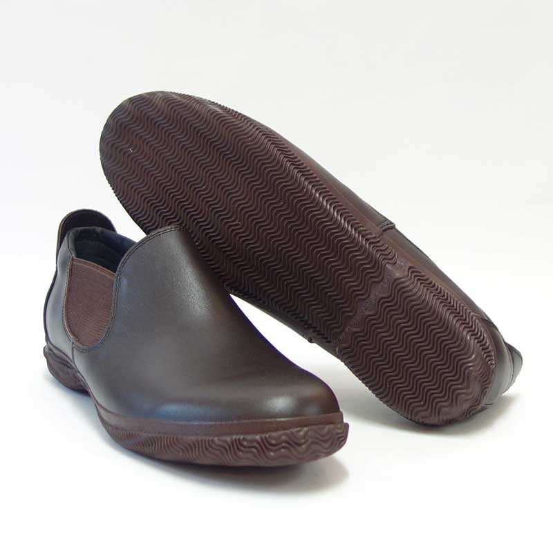 スピングルビズSPINGLEBizBIZ-125（メンズ）ブラウン(16)天然皮革スニーカーラバーソール超撥水レザーアンクルブーツ「靴」