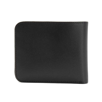 FREDPERRYフレッドペリーBurnishedLeatherBillfoldWalletL5322102（ブラック）天然皮革レザー財布二つ折りウォレットカードケース