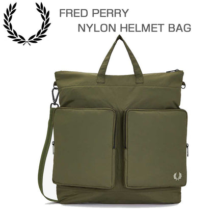 FREDPERRYフレッドペリーNylonHelmetBagL7265v71（UNIFORMGREEN/WARMGREY）ショルダーバッグボディバックハンドバッグ