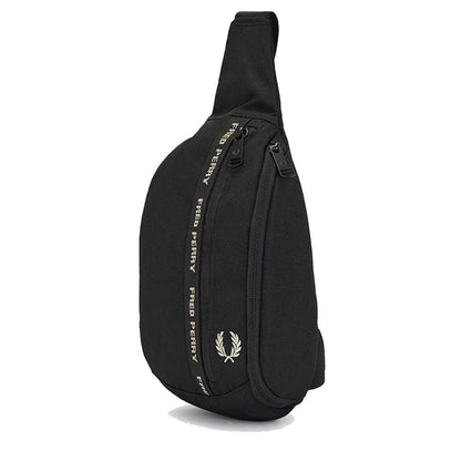 FREDPERRYフレッドペリーFredPerryTapedSlingBagL7294v67（BLACK/WARMGREY）スリングボディバックメッセンジャーバッグ