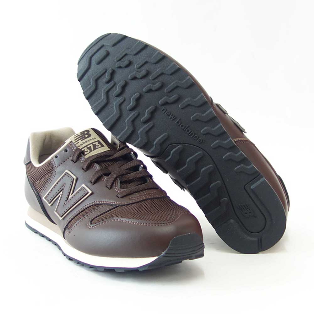 newbalanceニューバランスML373PL2ダークブラウン（メンズ）スニーカーランニングシューズウォーキングライフスタイルシンセティック「靴」
