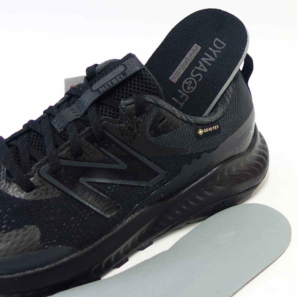 newbalanceニューバランスDynaSoftNitrelv5Goretex(ダイナソフトナイトレルGTX)ブラックmtntrgc5（メンズ）ゴアテックス防水スニーカーアウトドアウォーキングランニングシューズ4E「靴」