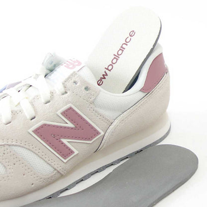 newbalanceニューバランスWL373OK2Moonbeam/Red（レディース）スニーカーランニングシューズウォーキングライフスタイルスエードメッシュ「靴」