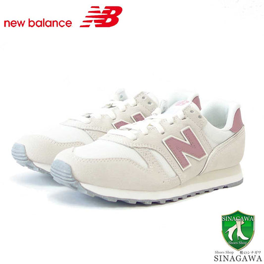 newbalanceニューバランスWL373OK2Moonbeam/Red（レディース）スニーカーランニングシューズウォーキングライフスタイルスエードメッシュ「靴」
