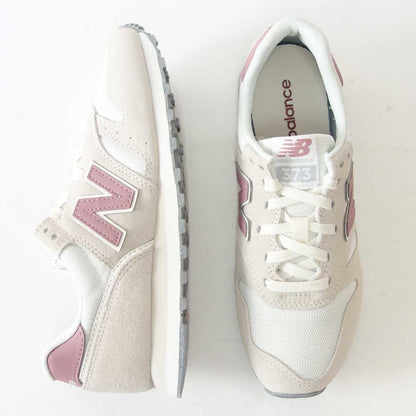 newbalanceニューバランスWL373OK2Moonbeam/Red（レディース）スニーカーランニングシューズウォーキングライフスタイルスエードメッシュ「靴」