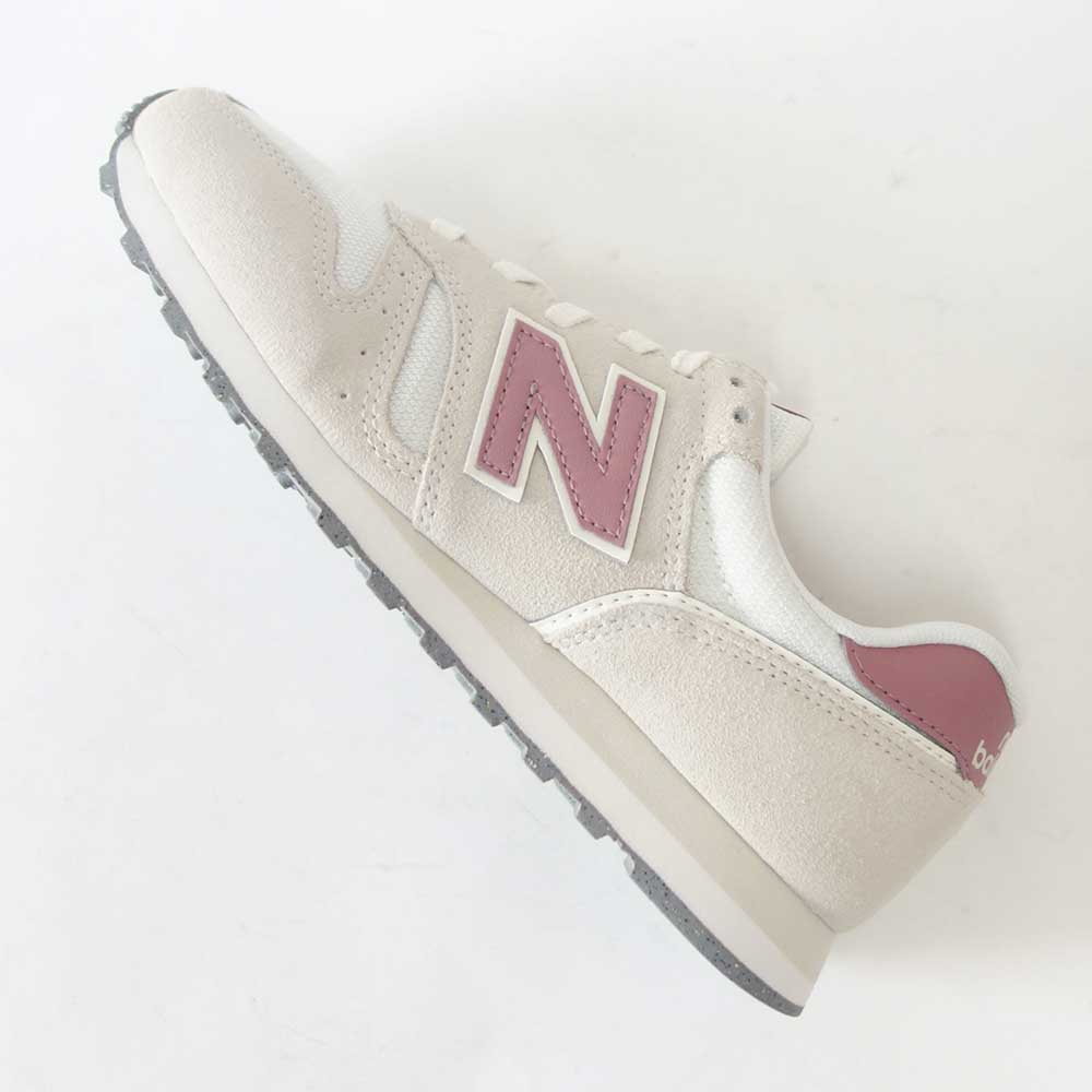 newbalanceニューバランスWL373OK2Moonbeam/Red（レディース）スニーカーランニングシューズウォーキングライフスタイルスエードメッシュ「靴」