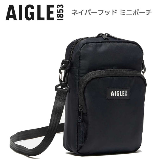 エーグルAIGLEZNHAU21003ネイバーフッドミニポーチ（ブラック）