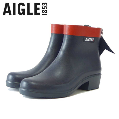 エーグル AIGLE ZZFNB28（レディース） ミリカ ボッティロン ラバーブーツ ハーフ丈 防水ブーツ ラバーソール フランス製 「靴」